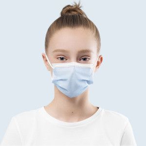 Medizinischer Mundschutz für Kinder blau