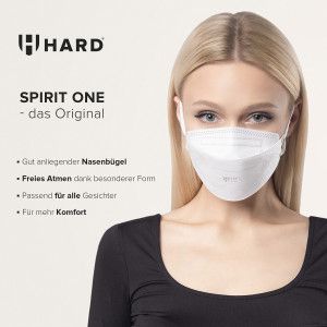 FFP2-Maske &quot;Spirit One&quot; Made in Germany einzeln verpackt