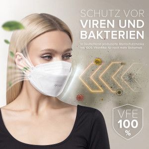 FFP2-Maske "Spirit One" Made in Germany einzeln verpackt